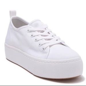 White Platform Sneakers